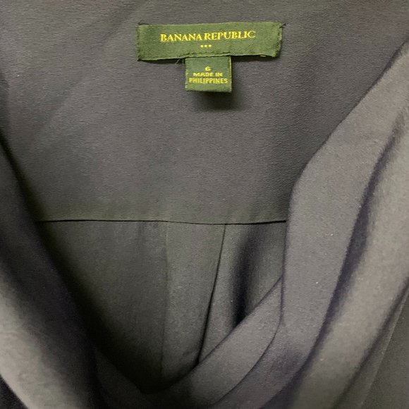 Banana Republic Nevy Blue Dress with Slip - Picture 4 of 8